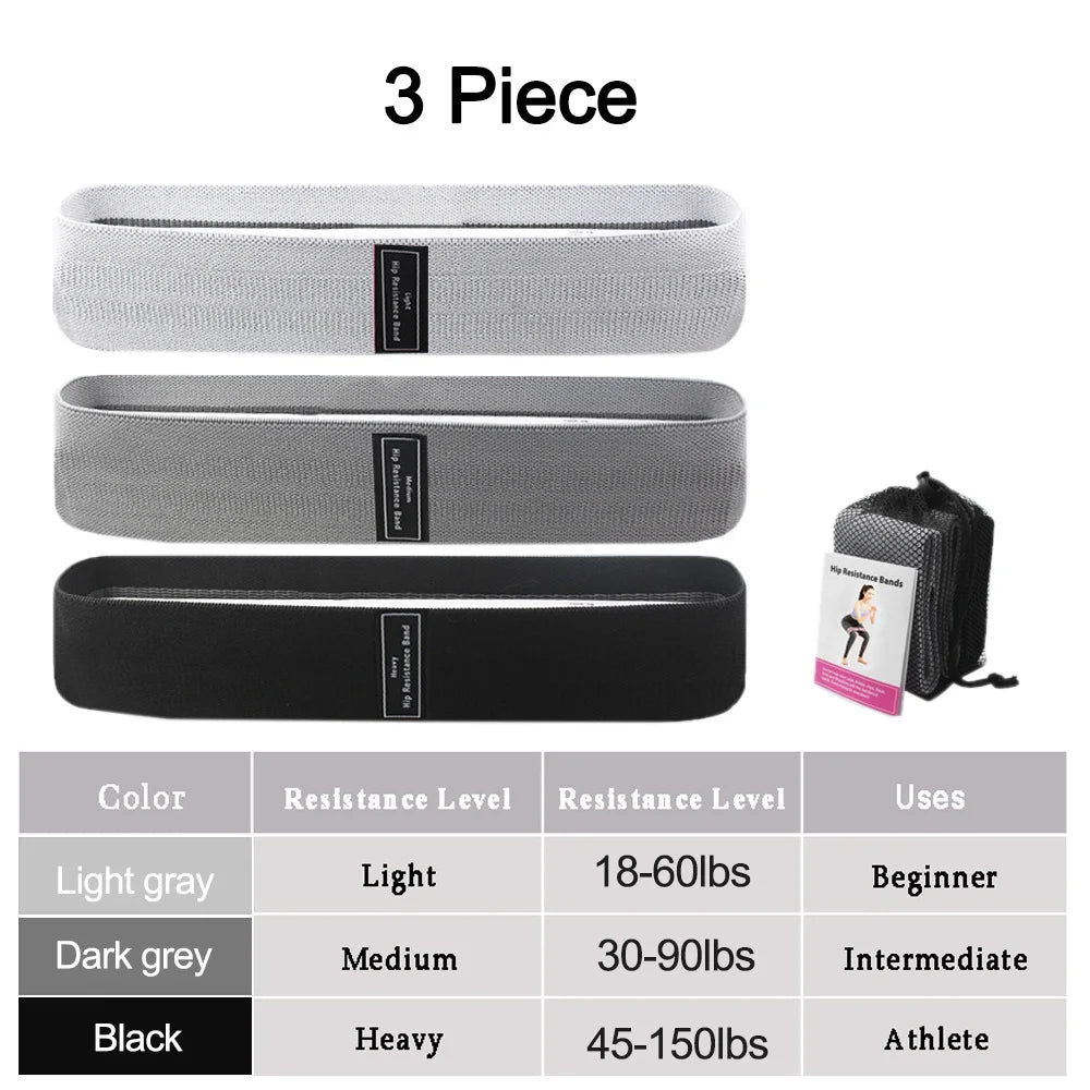 1 Piece Of Elastic Rubber Band Fitness Yoga Resistance Band Suit Hip Expander Sports Gym Fitness Equipment Ladies Home Workout