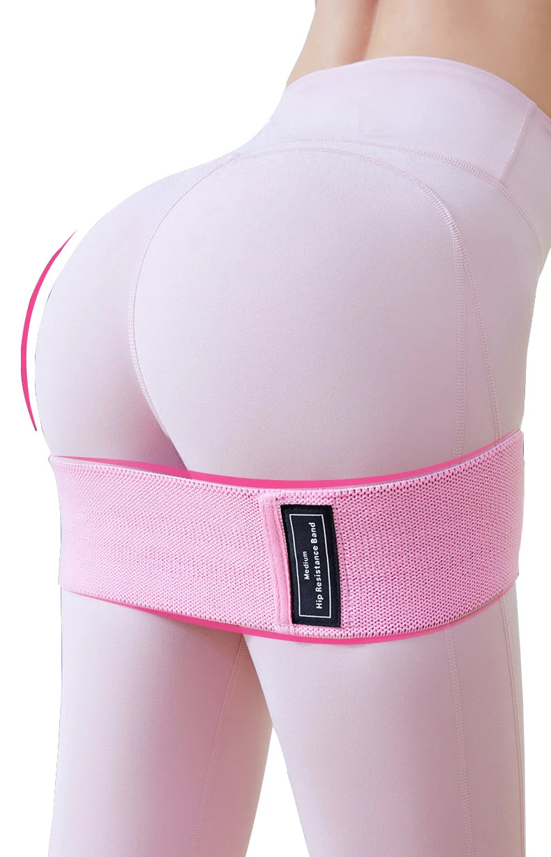 1 Piece Of Elastic Rubber Band Fitness Yoga Resistance Band Suit Hip Expander Sports Gym Fitness Equipment Ladies Home Workout