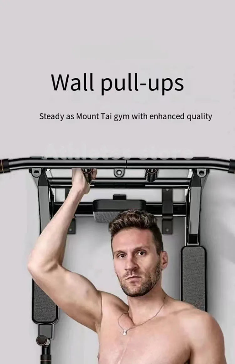 Pull Up Bar Indoor At Home Gym Chin Up Bar Horizontal Power Ropes Slings Training Fitness Equipment Sport