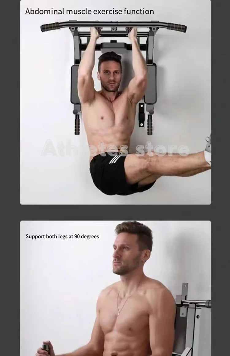 Pull Up Bar Indoor At Home Gym Chin Up Bar Horizontal Power Ropes Slings Training Fitness Equipment Sport