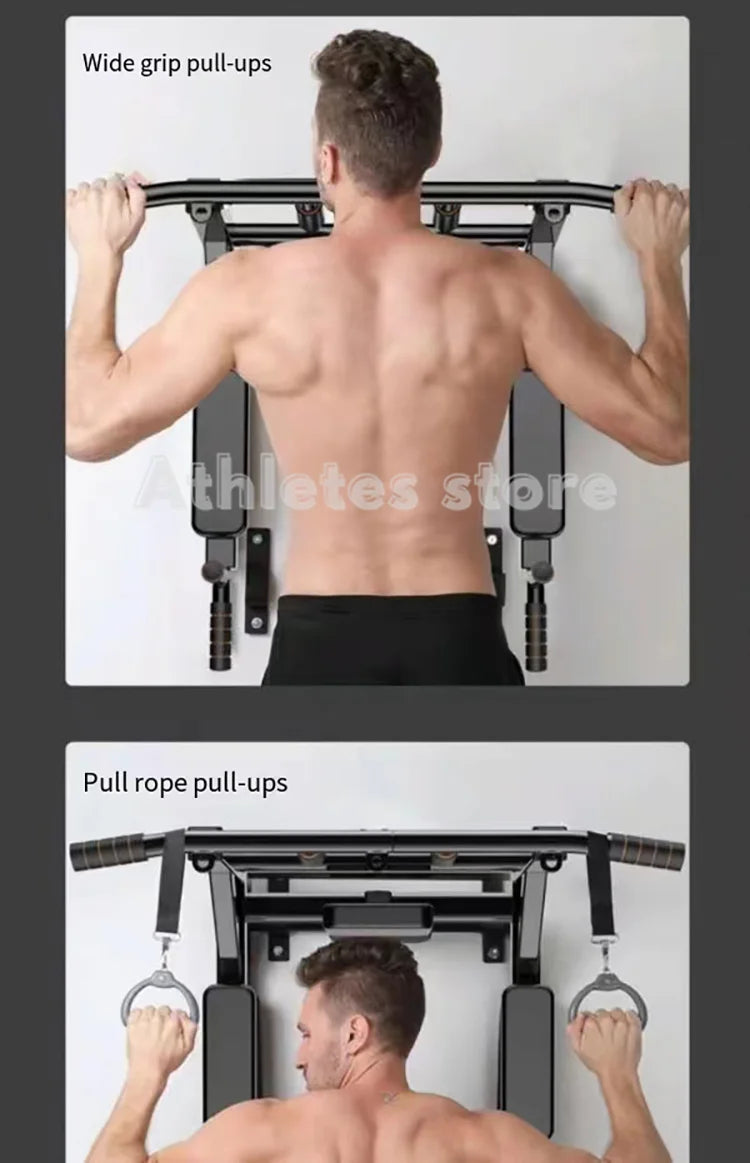 Pull Up Bar Indoor At Home Gym Chin Up Bar Horizontal Power Ropes Slings Training Fitness Equipment Sport