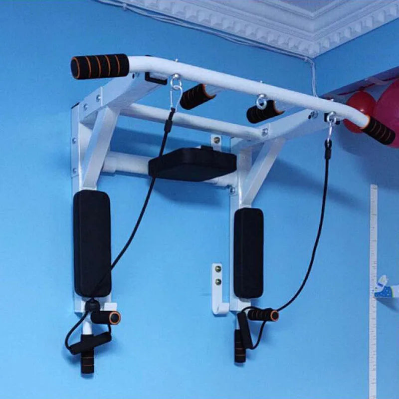 Pull Up Bar Indoor At Home Gym Chin Up Bar Horizontal Power Ropes Slings Training Fitness Equipment Sport