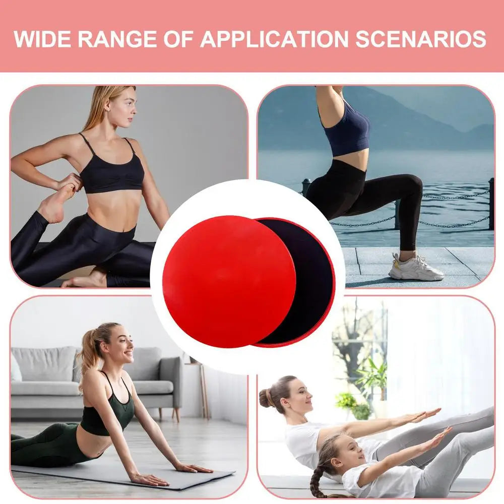 Fitness Core Slider Pilates Exercise Gliding Discs Slider Full-Body Workout Accessories Abdominal Training Yoga Sports Equipment