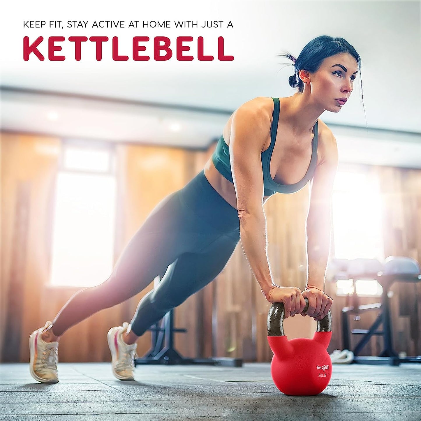 Kettlebells 5Lbs-65Lbs & Kettlebell Sets Adjustable Weights, Neoprene Coated Solid Cast Iron Kettlebell for Home Gym