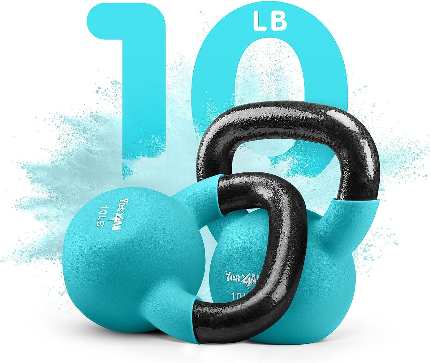 Kettlebells 5Lbs-65Lbs & Kettlebell Sets Adjustable Weights, Neoprene Coated Solid Cast Iron Kettlebell for Home Gym